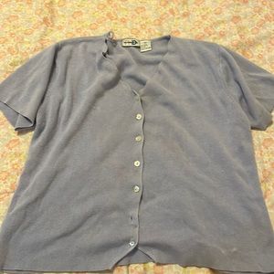 Lilac button up cardigan